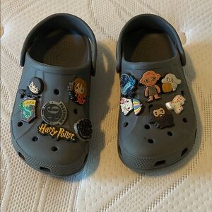 CROCS Kids Harry Potter Slippers - Dark Gray